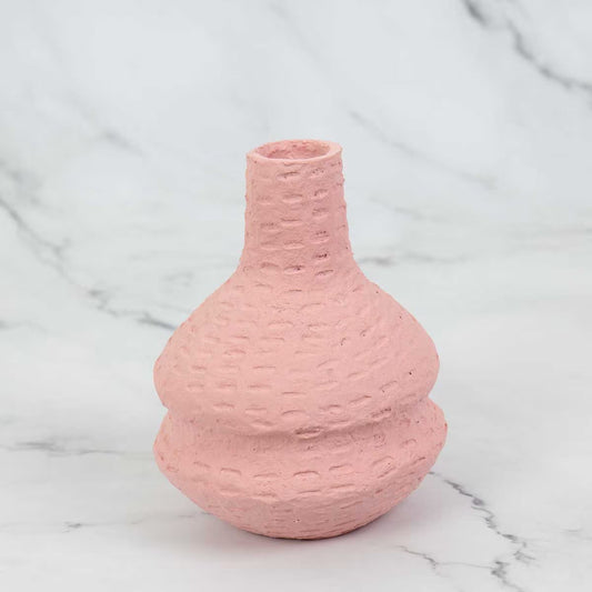Papier Vase S Pink
