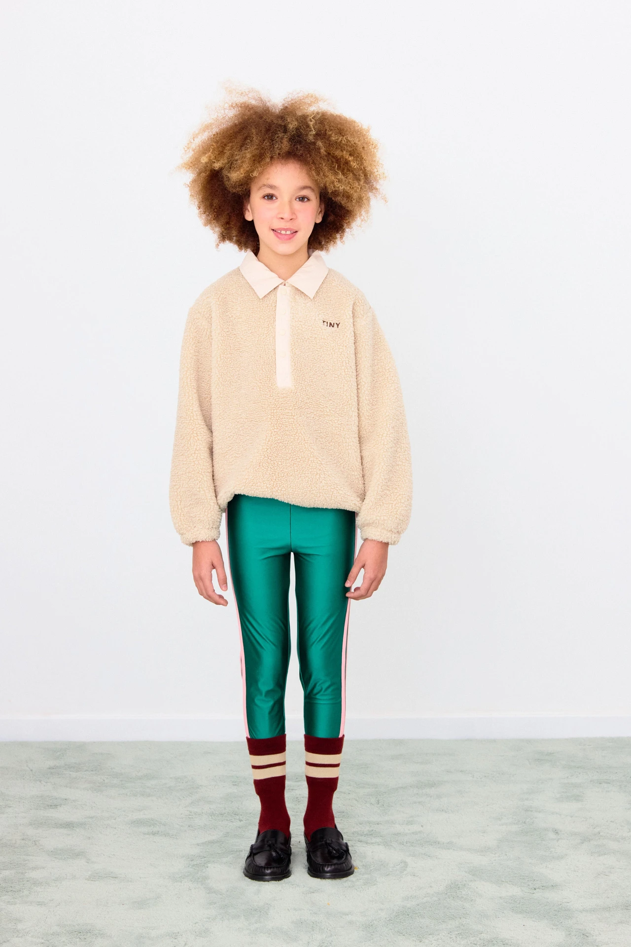 Tiny Logo Shiny Leggings