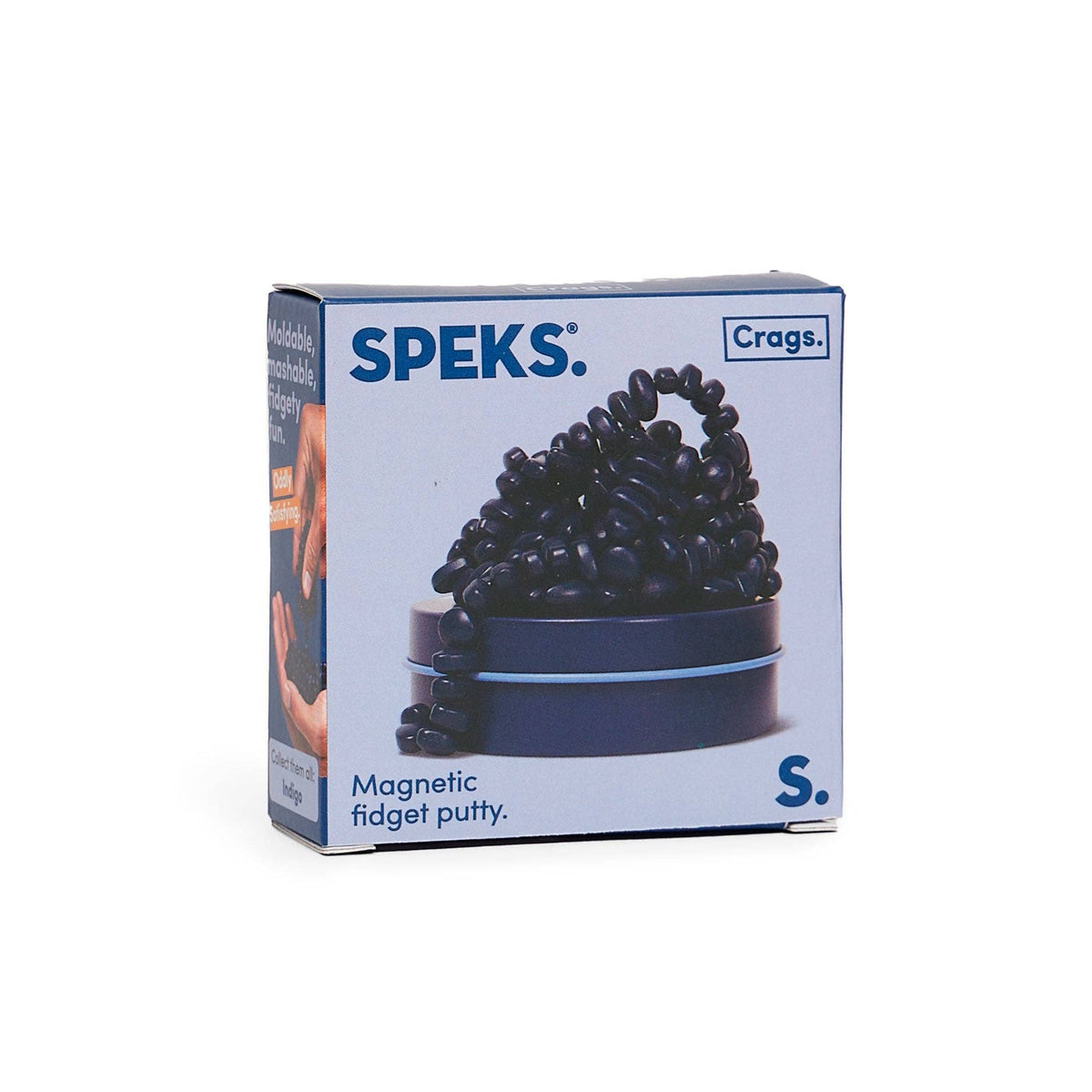 Speks. Mini Matte Crags - Magnetic Fidget Putty: Mini Crags Matte Iris