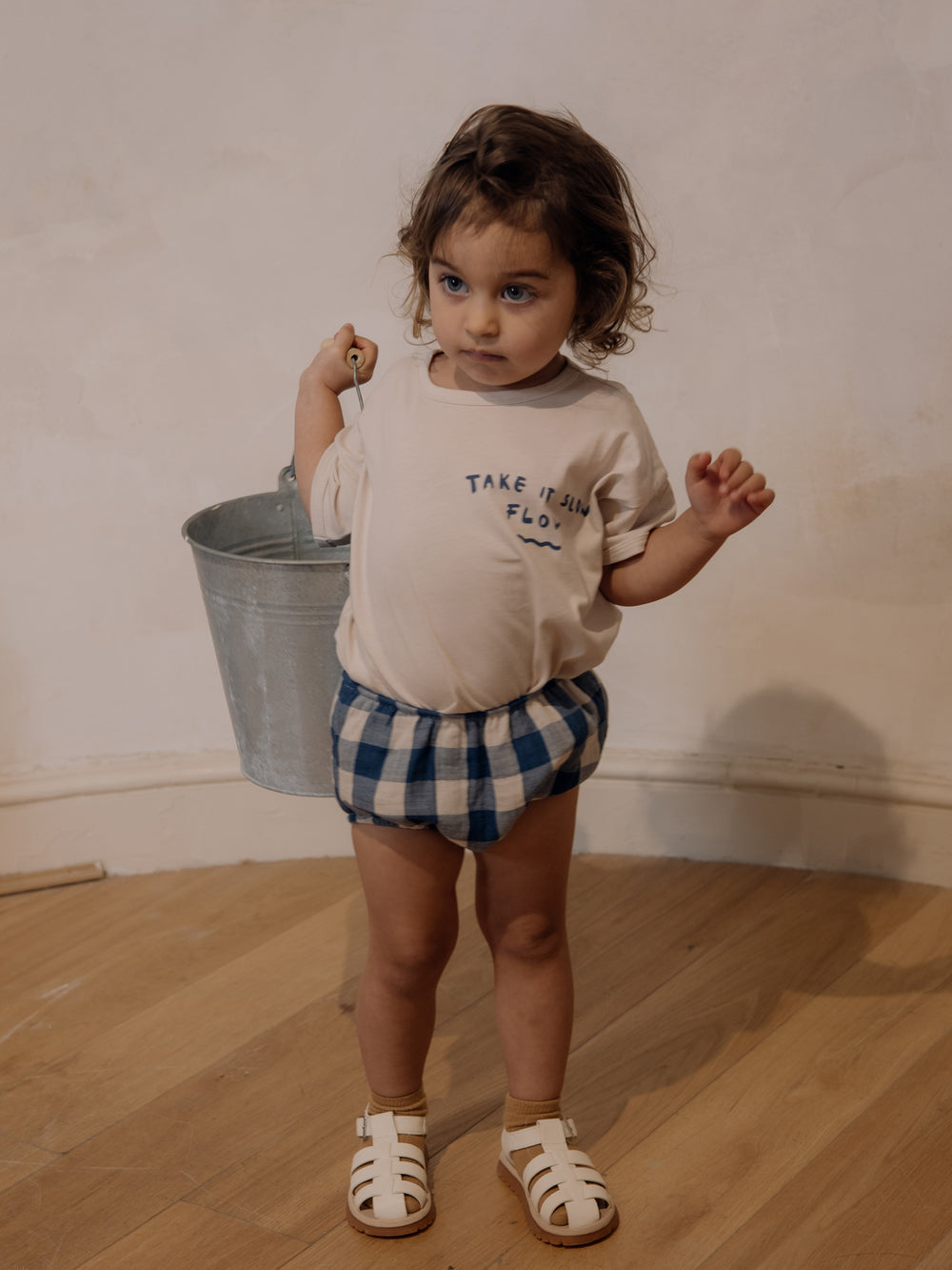 Pottery Blue Gingham Shortie