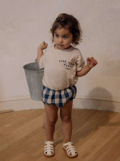 Pottery Blue Gingham Shortie