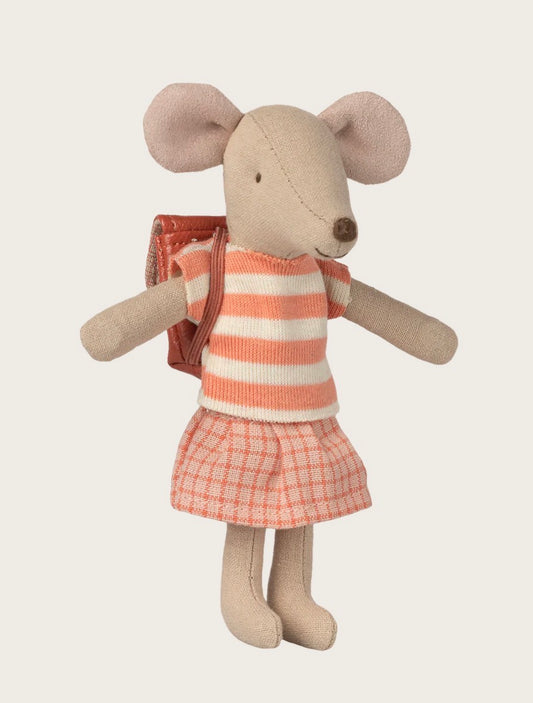 Tricycle Mouse Big Sister Mouse - Coral