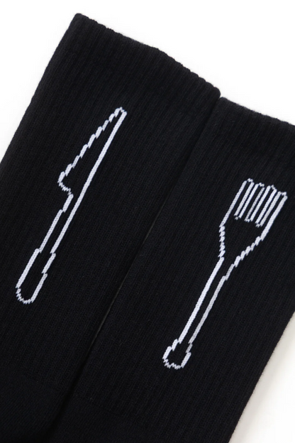 Knife & Folk Socks - Black