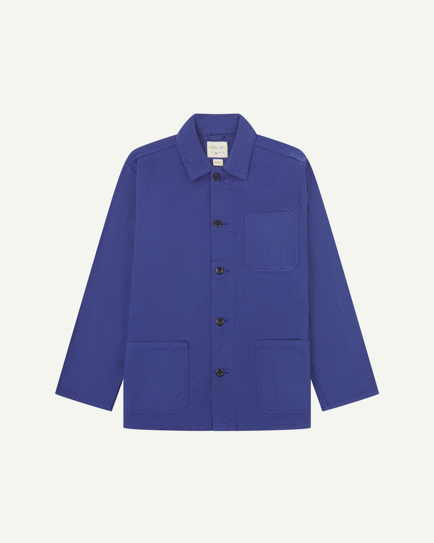 Drill Buttoned Overshirt - Ultra Blue