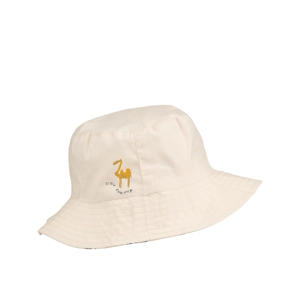 Damon Reversible Bucket Hat - Around the World / Sandy