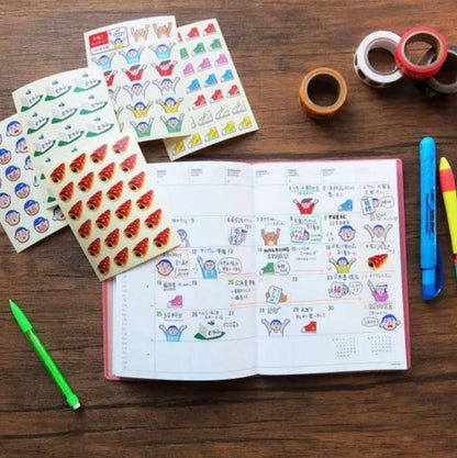 New Retro Stickers - Hooray