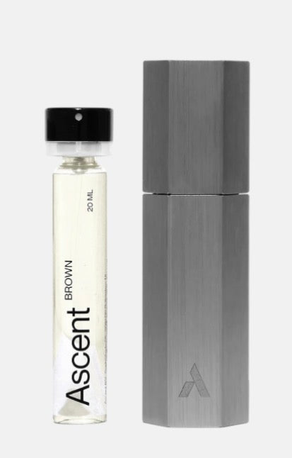 Ascent Refillable Perfume Starter Pack - Grey / Brown