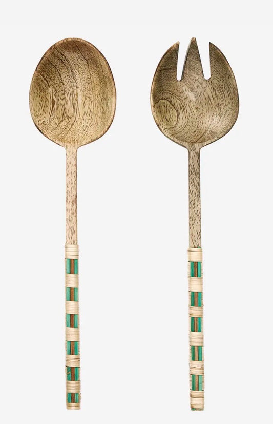 Wooden Salad Set