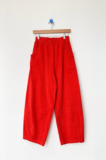 Corduroy Arc Pants - Flame