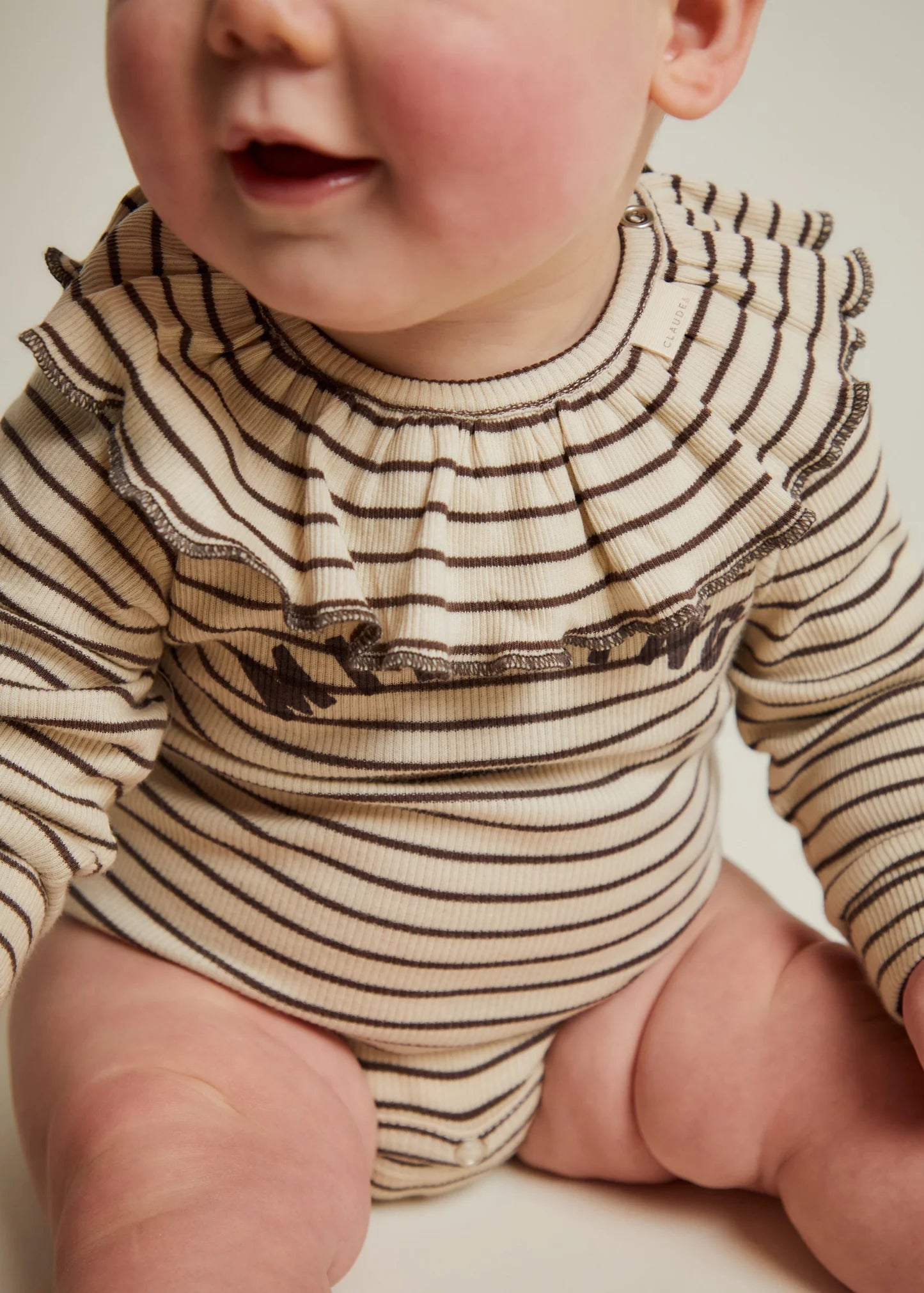 Milking it Coco Stripe Bodysuit