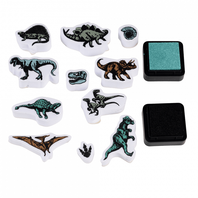 Set Of Mini Stamps- Prehistoric Land