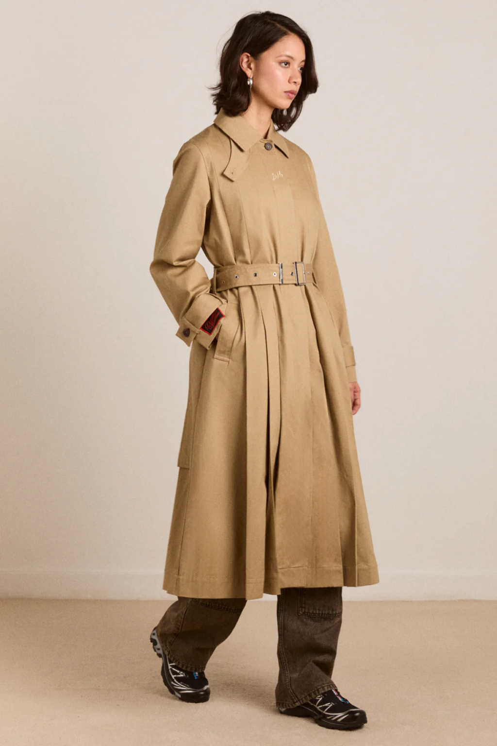 Sofia Pleated Trench