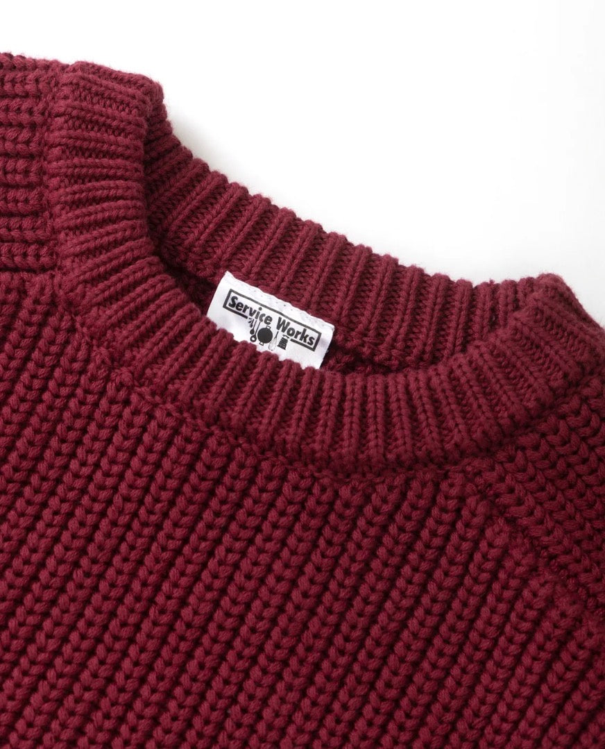 Artichoke Chunky Knit - Burgundy