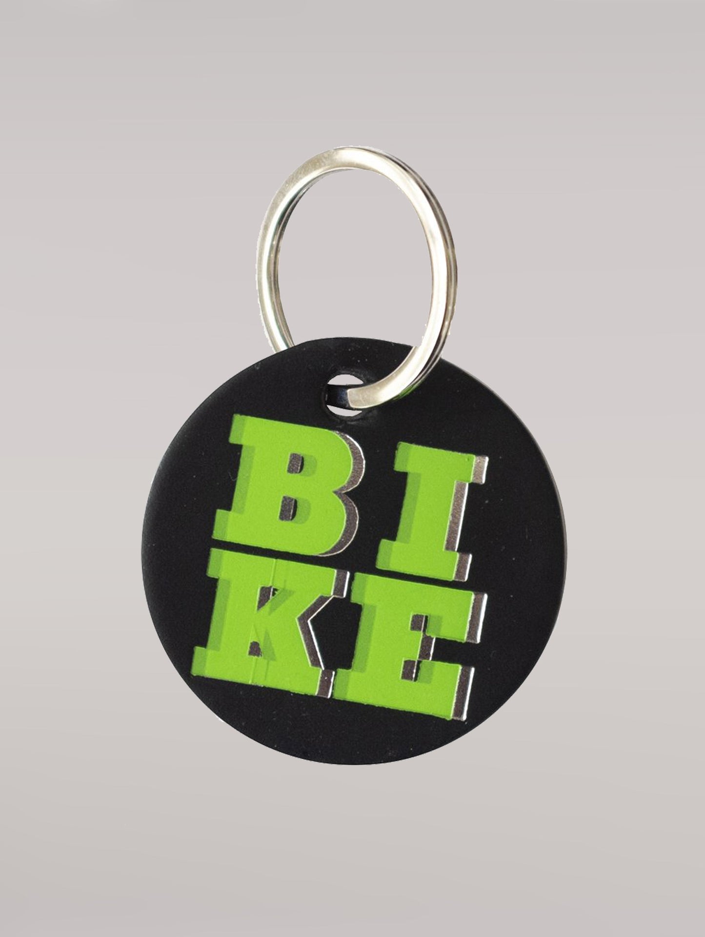 Bike Key Ring - Black & Green