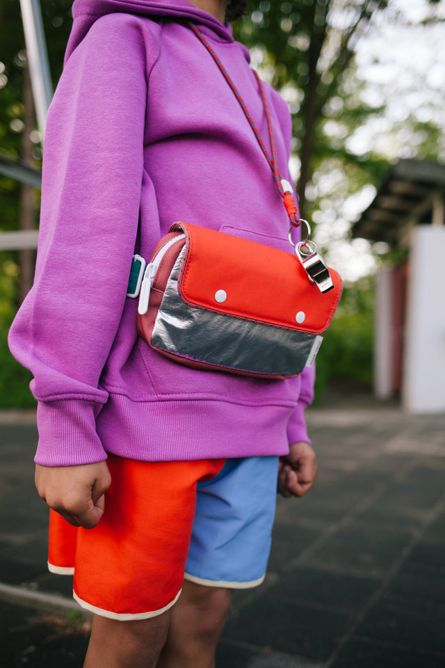 Bum Bag Small Envelope - Rugby Red