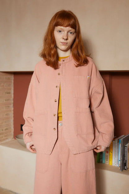 Oversized Chore Coat Canvas - Blush