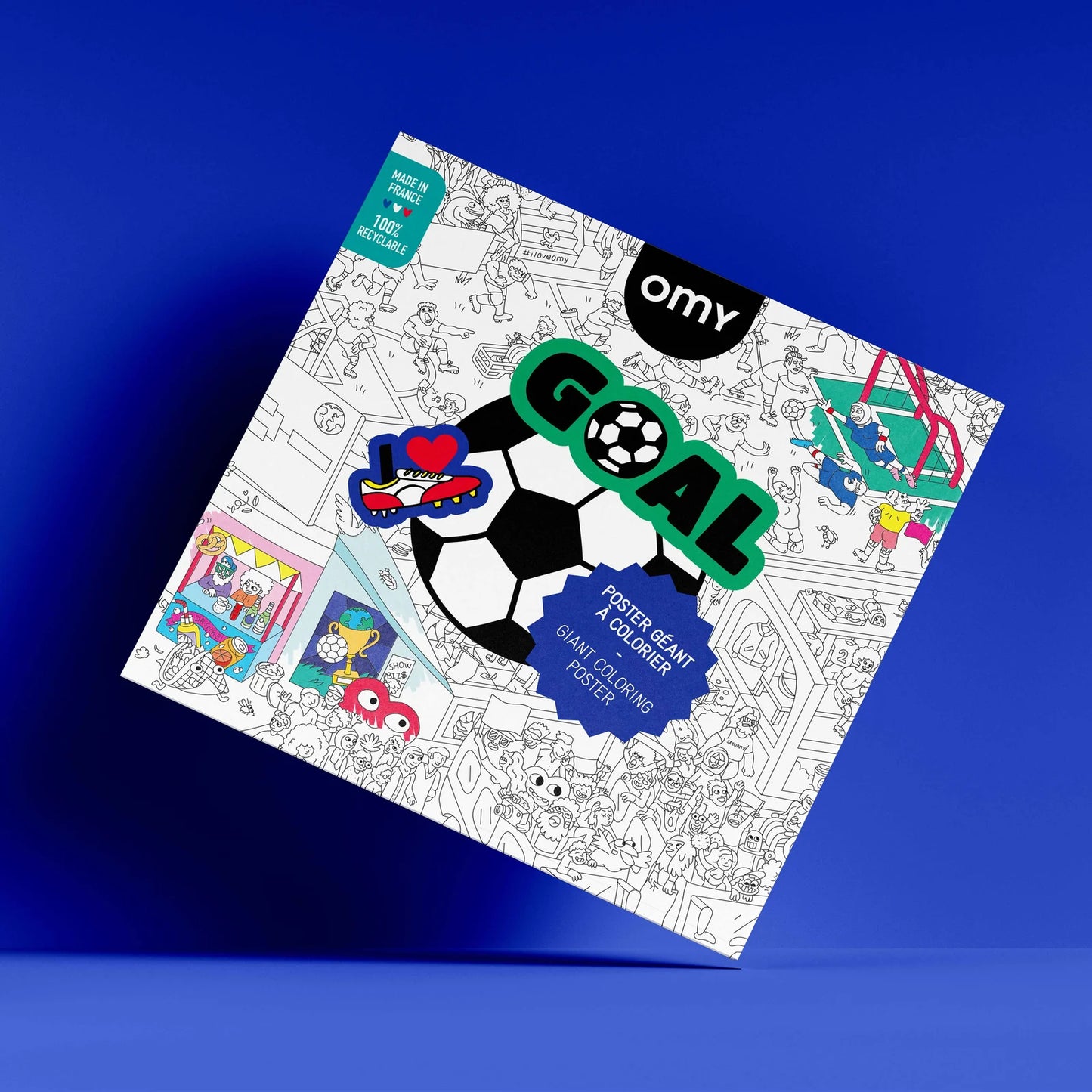 Giant Colouring Poster: Goal