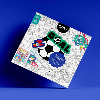 Giant Colouring Poster: Goal