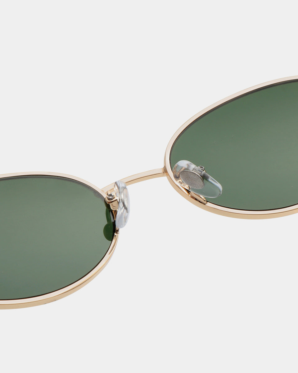 Bella Sunglasses - Gold Burnt Amber