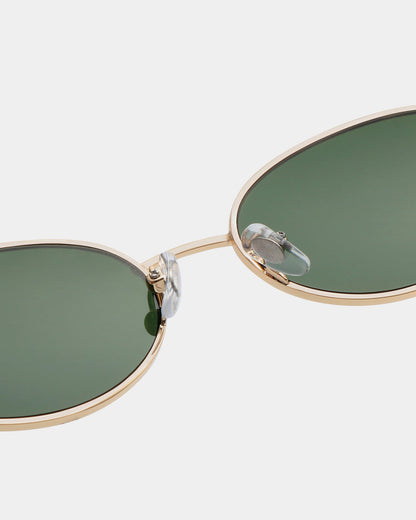Bella Sunglasses - Gold Burnt Amber