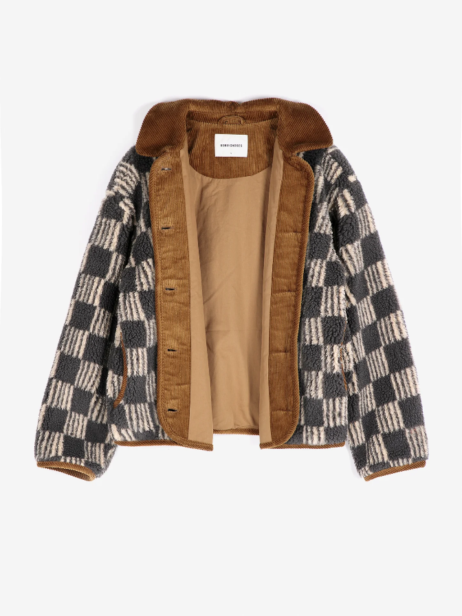 Almost Moiré Sherpa Jacket