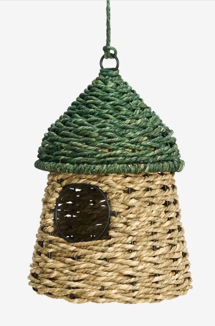 Hanging Bird House - Green