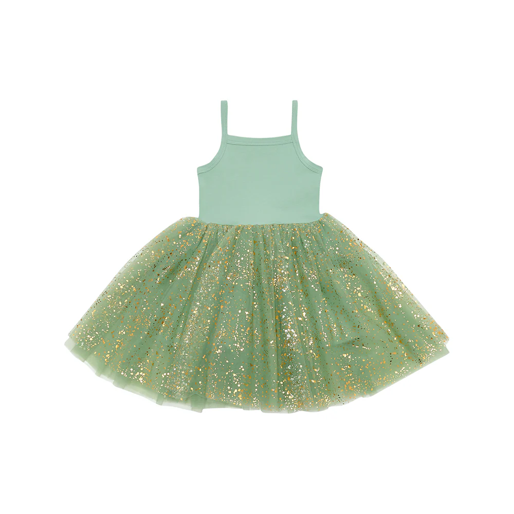 Green sparkle Party Dress