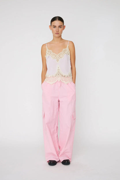 Delicate Lace Top - Light Purple