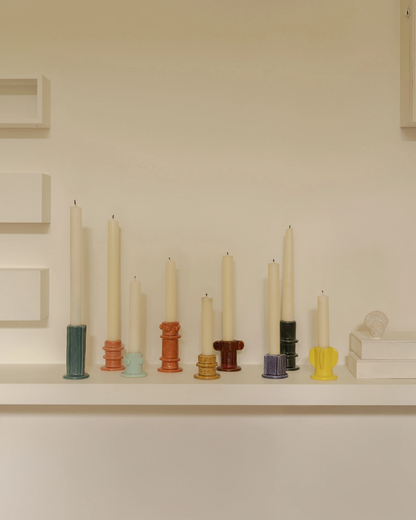 Candle Holder 01 Molly - Glazed - Single