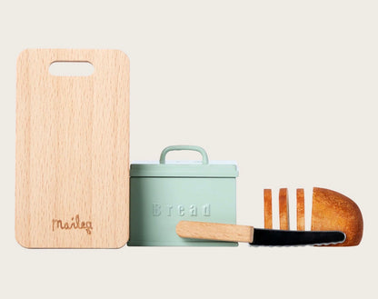 Bread Box with Utensils