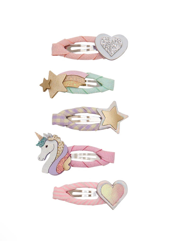 Dreamy Unicorn Mini Clic Clacs Clips
