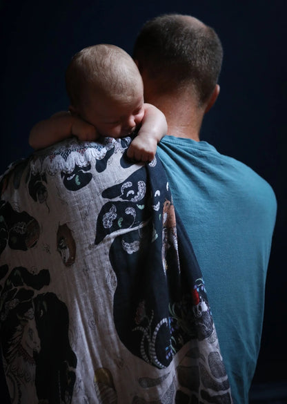 ENCHANTED FOREST MUSLIN SWADDLE