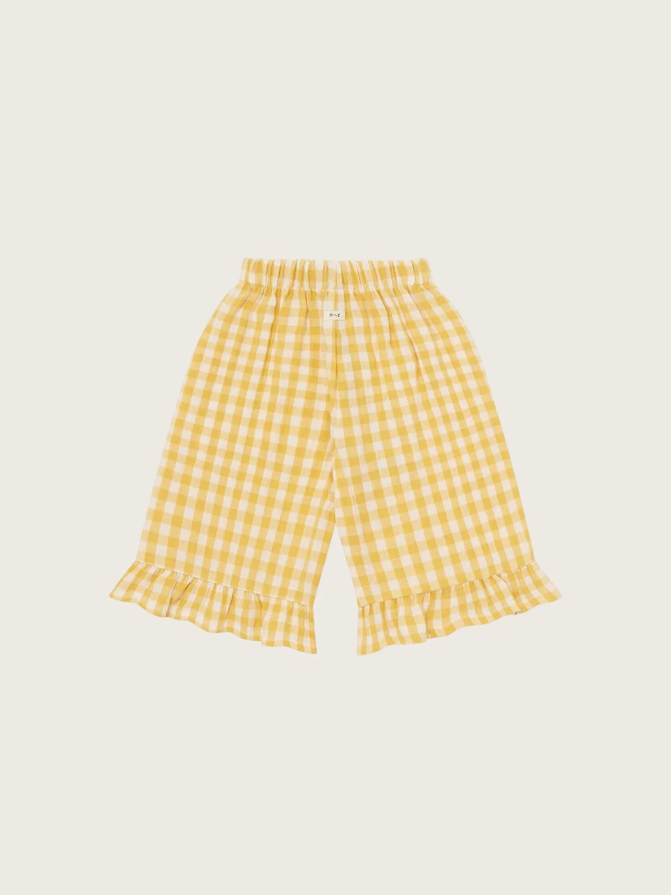 Honeycomb Gingham Frill Culottes