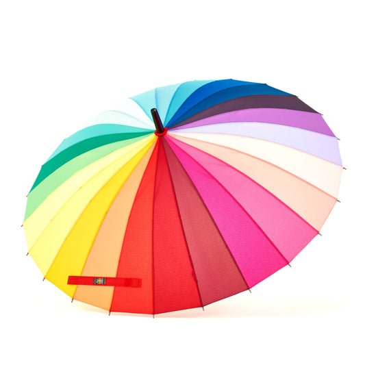 Everyday Rainbow Umbrella 105cm diameter: Multicolour