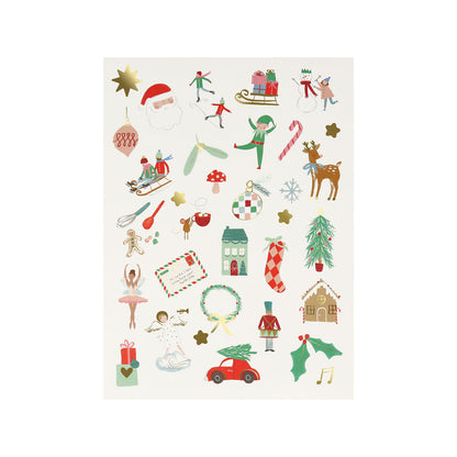 Icon Christmas Stickers x 10 Sheets