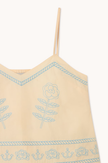 Embroidered Off Light Cream