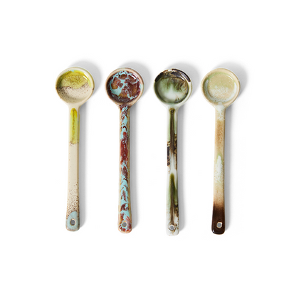 70s Ceramics Spoons Set of 4 Sketch