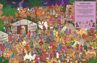 Where’s The K Pop Idol: A Search Book For Demon Hunters