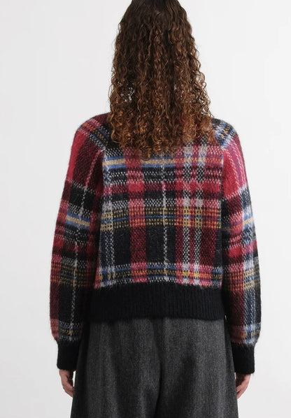 Foxtail Tartan Cardigan - Multi