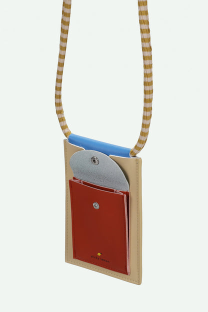 Phone Pouch Sandy Yellow & Shipwreck Rust