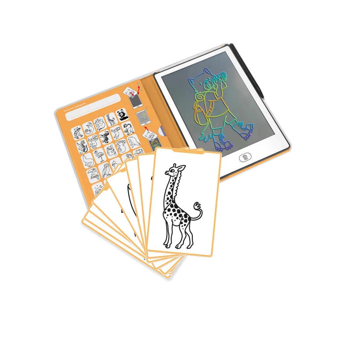 LCD Tracing Book: Animals
