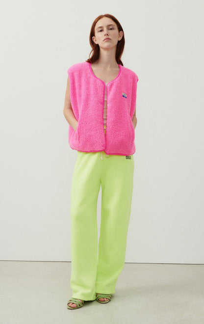 Hoktown Fleece Gilet - Acid Pink Melange