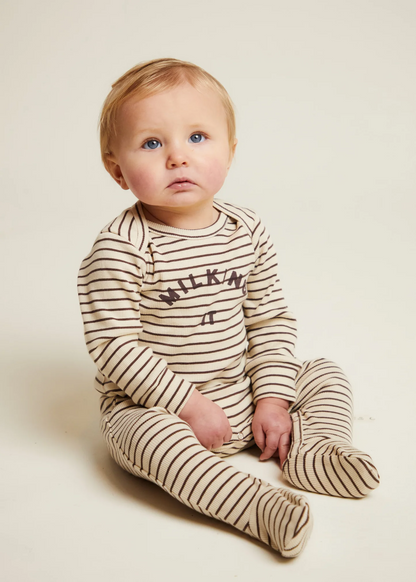 Milking it Onesie - Coco Stripe