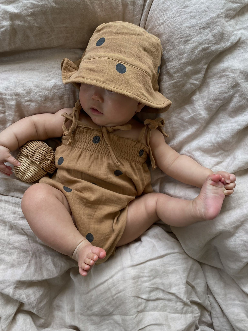 Gold Dots Spaghetti Bodysuit