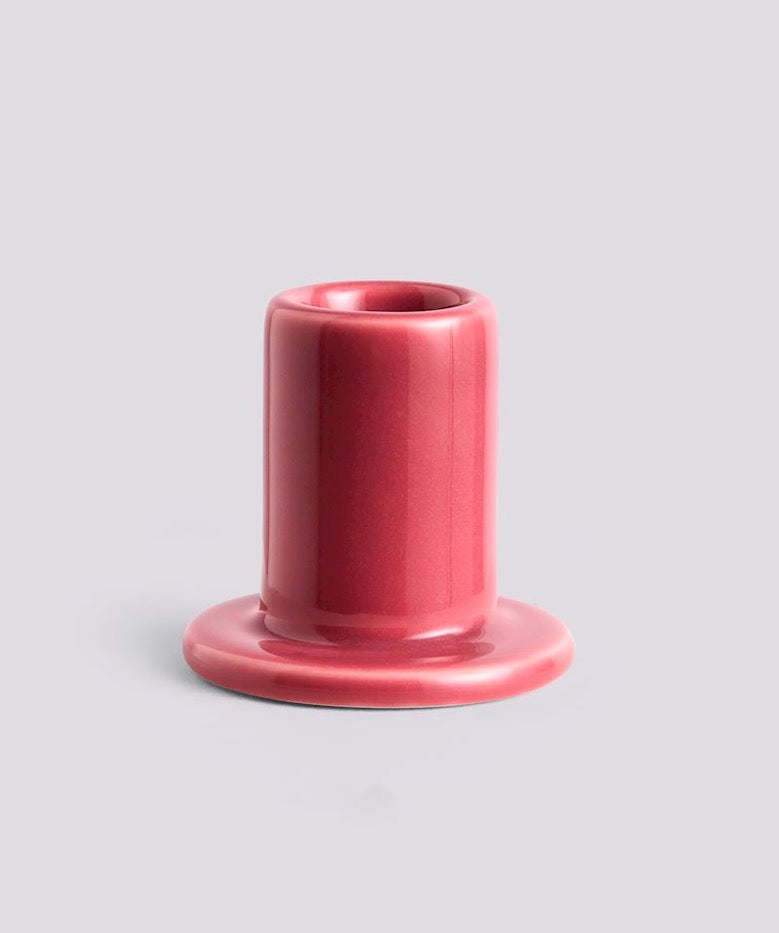 Tube Candle Holder  - Small Berry Pink
