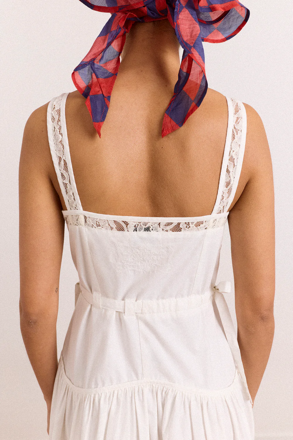 Campbell Midi Dress - White