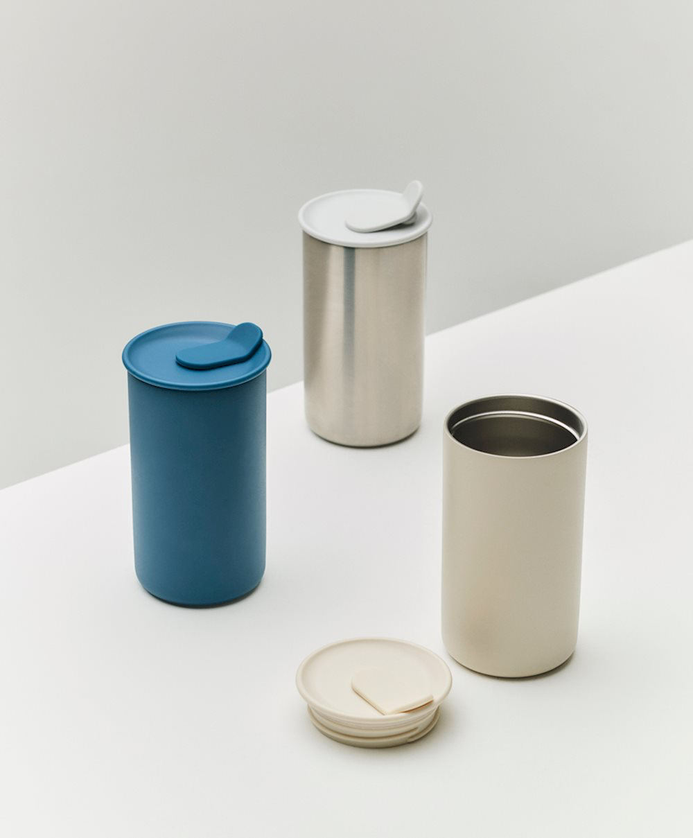 Outdoor Market Steel Thermo Mug 350ml - Blue