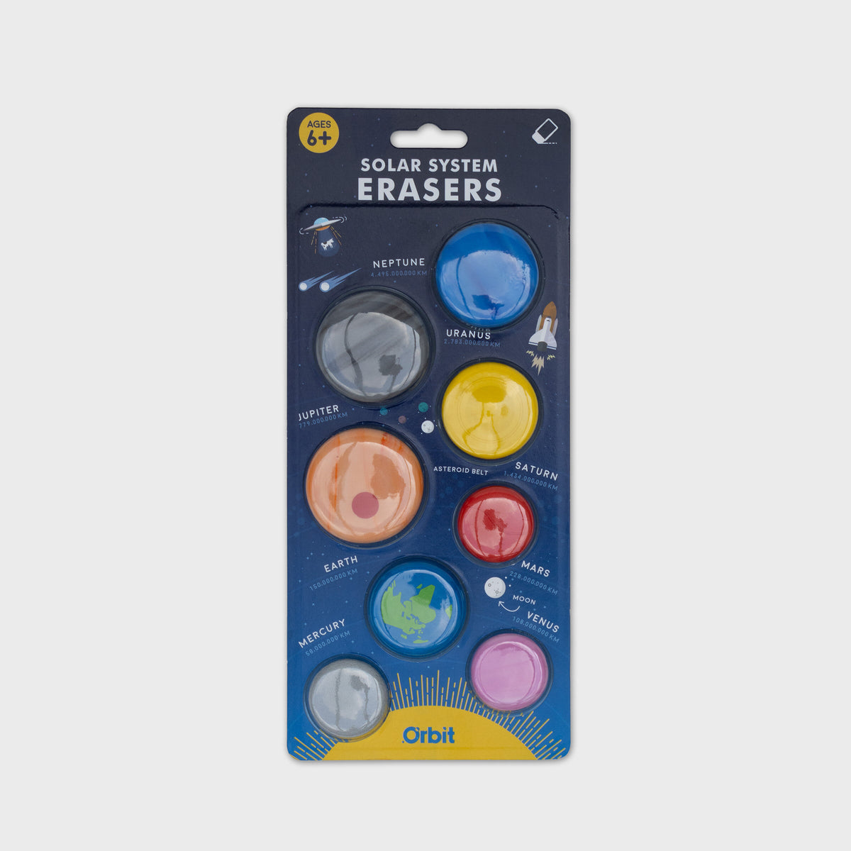 Solar System Erasers