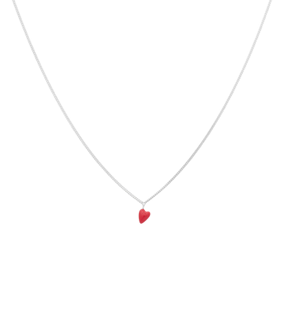 Heart Beat Necklace - Silver