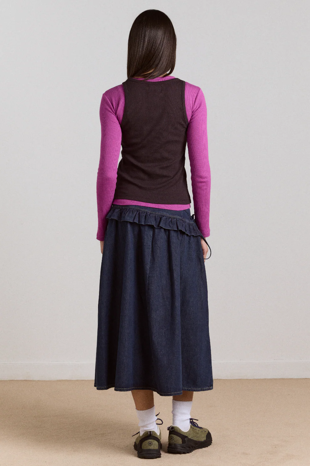 Bellamie Skirt - Dark Indigo